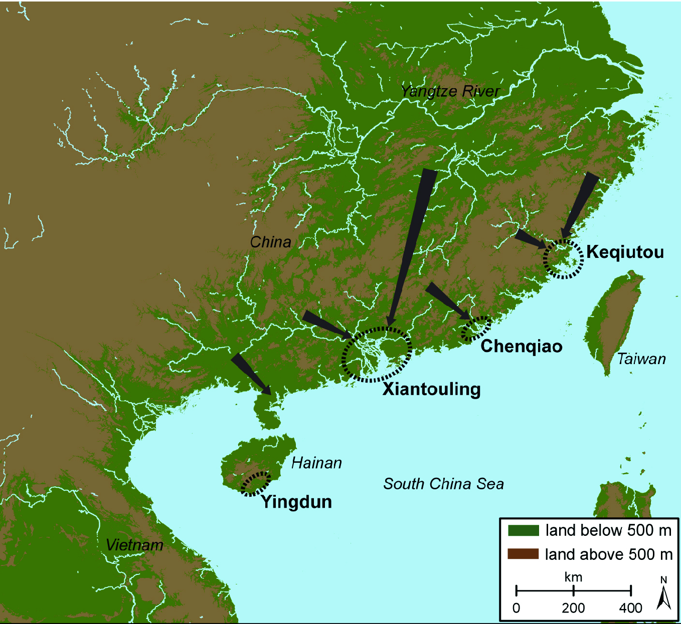 The Origins Expansion And Decline Of Early Hunter Gatherers Along The South China Coast Springerlink