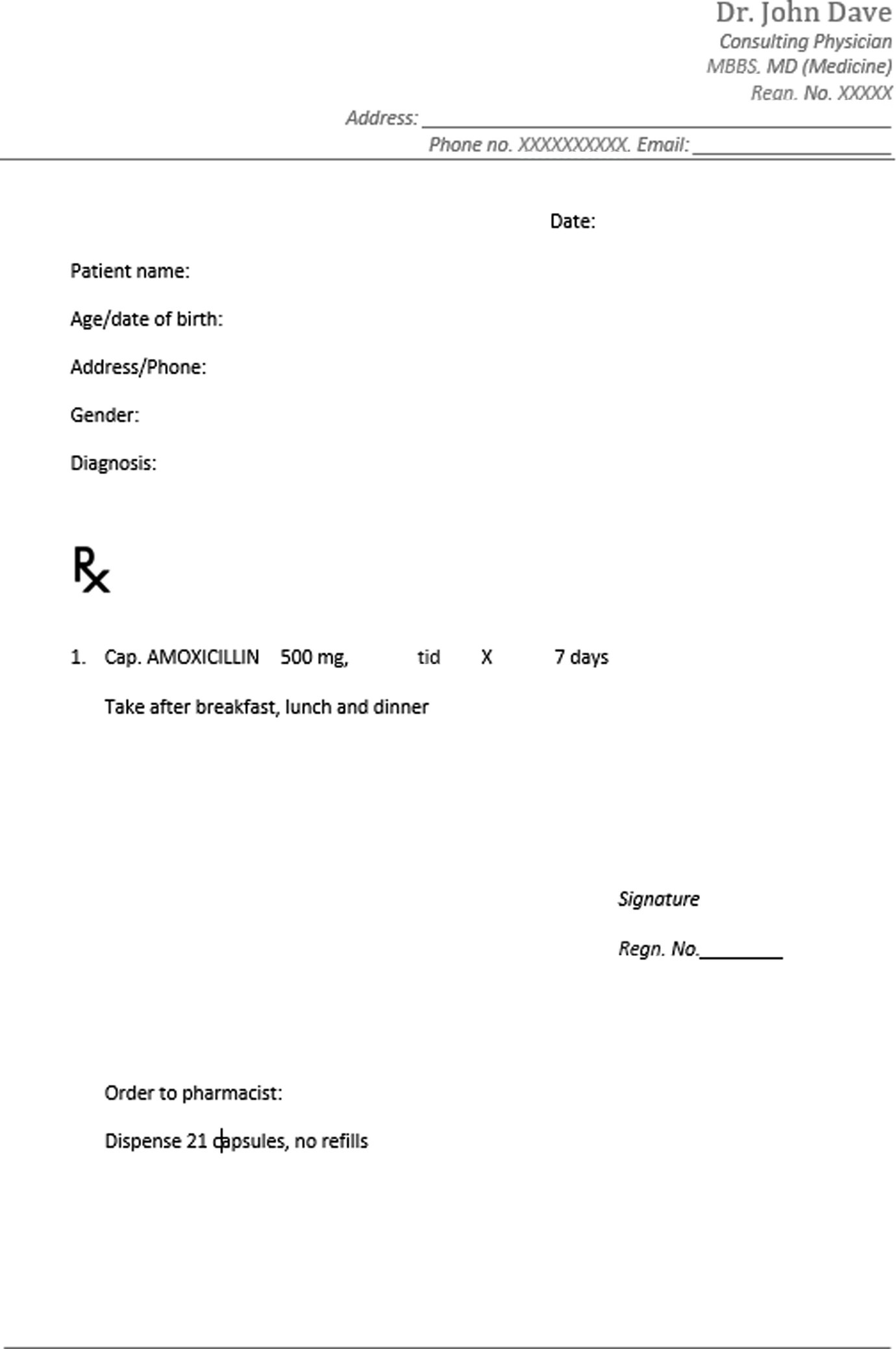 Principles of Prescription Writing  SpringerLink