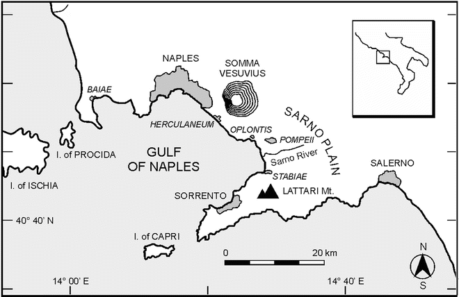 Pompeii And Herculaneum Map Pompeii And Herculaneum | Springerlink