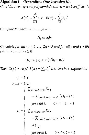 Karatsuba Algorithm Springerlink Karatsuba Algorithm Springerlink