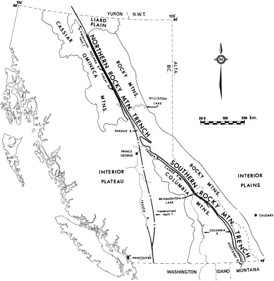 Rocky Mountain Trench Map Rocky Mountain Trench | Springerlink