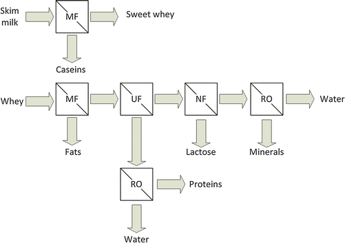Whey Processing Flow Chart
