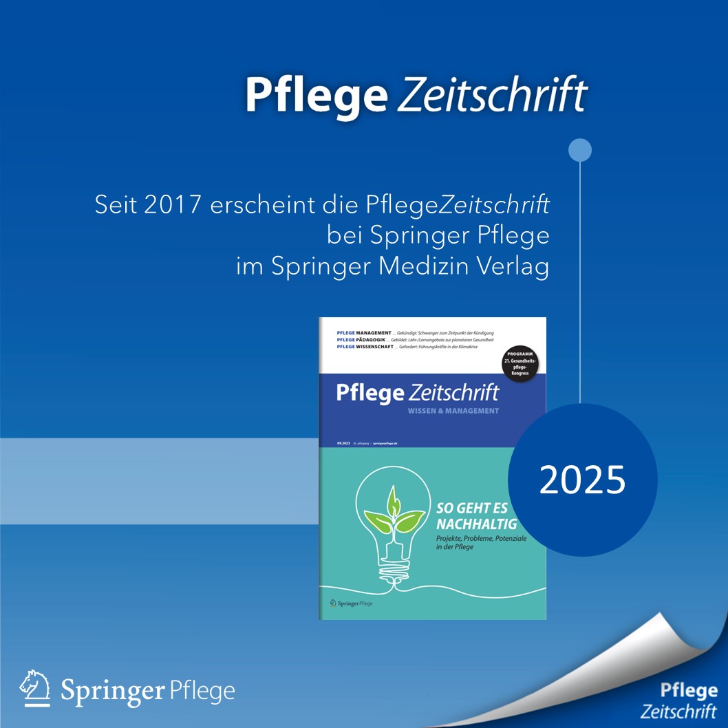 und erscheint seit 2017 bei Springer Pflege.