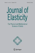 Angular Momentum in a Special Nonlinear Elastic Rod | Journal of Elasticity