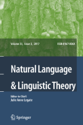 Natural Language & Linguistic Theory