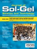 Home | Journal of Sol-Gel Science and Technology