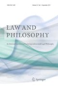 Law and Philosophy | Home