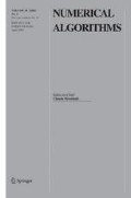 A new numerical algorithm based on least squares method for solving ...
