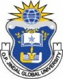 Full colour logo of the O.P. Jindal Global University (JGU)