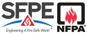The NFPA® logo is a registered trademark of the National Fire Protection Association® (NFPA), Quincy, MA. All rights reserved.  The SFPE® logo is a registered trademark of the Society of Fire Protection Engineers (SFPE). All rights reserved.