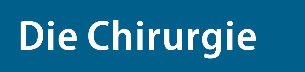 Schriftzug Die Chirurgie