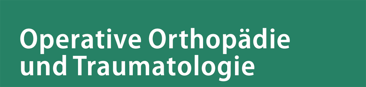 Schriftzug Operative Orthopädie und Traumatologie