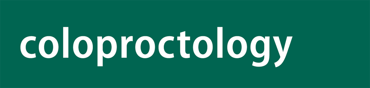 Schriftzug coloproctology