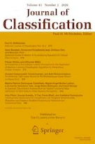 Home | Journal of Classification | Springer Nature Link
