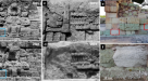 Mud and burnt Roman bricks from Romula