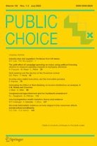 Public Choice, Vol. 192, Issue 1-2