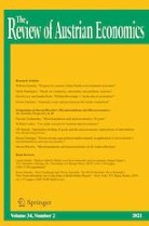The Review of Austrian Economics, Vol. 34, Issue 2