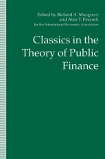 Musgrave “The Theory of Public Finance” 978-1-349-23426-4