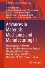 Advances in Materials, Mechanics and Manufacturing III