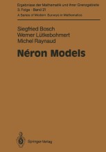 洋書 Neron Models 978-3-642-51438-8