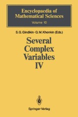 Several Complex Variables IV: Algebraic Aspects of Complex