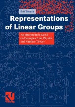 Representations of Linear Groups: An Introduction Based on