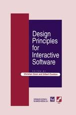 Design Principles for Interactive Software | SpringerLink
