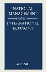 National Management of International Economy | Springer Nature Link