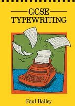 Type Writing Textbook General Certificate of Secondary Education Typewriting | Springer ...