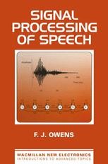 Signal Processing of Speech | Springer Nature Link