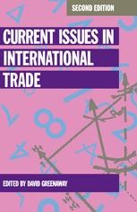 Current Issues in International Trade | SpringerLink