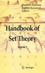 Handbook of Set Theory | SpringerLink Handbook of Set Theory | SpringerLink