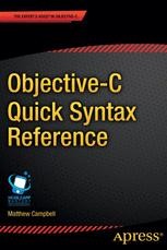 Objective-C Quick Syntax Reference | SpringerLink