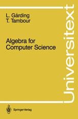Algebra for Computer Science | SpringerLink
