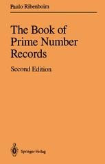 The Book of Prime Number Records | SpringerLink