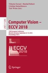 Computer Vision – ECCV 2018: 15th European Conference, Munich, Germany ...