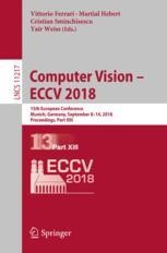Computer Vision – ECCV 2018: 15th European Conference, Munich, Germany ...
