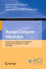 Human-Computer Interaction: 6th Iberomarican Workshop, HCI-Collab 2020 ...