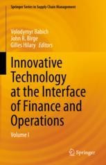 Innovative Technology at the Interface of Finance and Operations ...