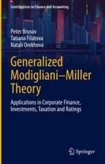 Generalized Modigliani–Miller Theory: Applications in