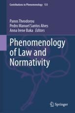 Phenomenology of Law and Normativity | Springer Nature Link