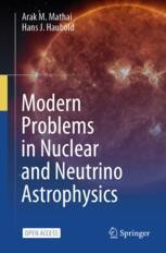 Modern Problems in Nuclear and Neutrino Astrophysics | Springer Nature Link