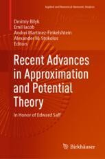 Recent Advances in Approximation and Potential Theory: In Honor of ...