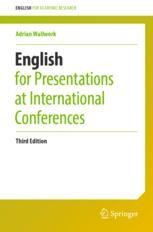Springer Conference Book English for Presentations at International Conferences | Springer ...