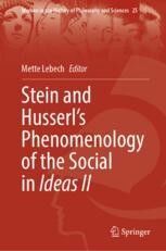 Stein and Husserl’s Phenomenology of the Social in Ideas II | Springer ...