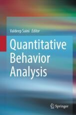Springer Analysis Quantitative Behavior Analysis | Springer Nature Link