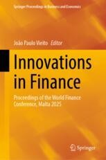 Springer Conference Book Innovations in Finance: Proceedings of the World Finance Conference ...