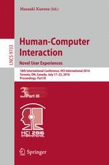 Human-Computer Interaction. Novel User Experiences: 18th International ...