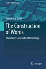 A Construction Morphology Approach To Sign Language Analysis Springerlink