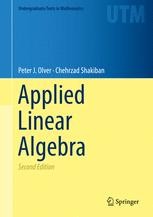 Applied Linear Algebra | SpringerLink